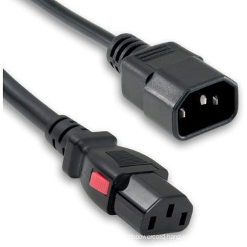 High Quality American Standard 3 Pin to IEC C13 Extension AC Power cord